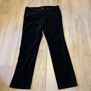 Lauren Ralph Lauren Women’s Black Velvet Pants Size 14W